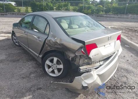 2006 Honda Civic Ex из США, поврежденный, VIN 1HGFA168X6L071502